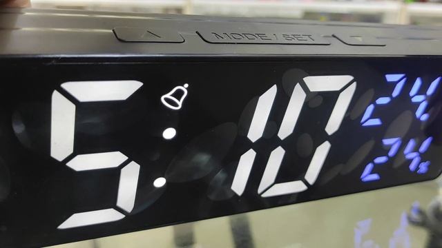 Настройка будильника в электронных часах DS-3818L смотреть онлайн