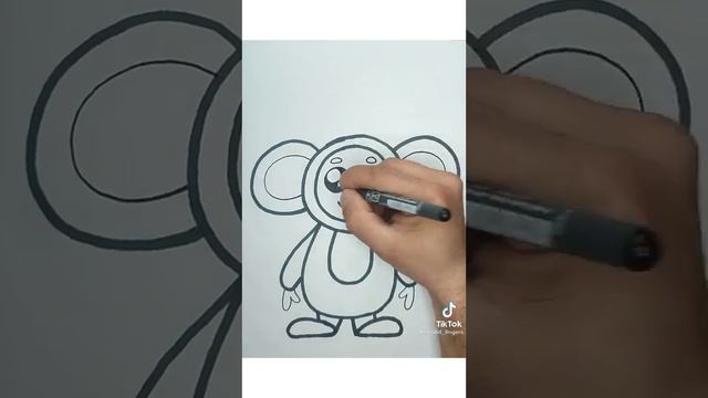 как надо красиво рисовать чебурашку? смотреть онлайн