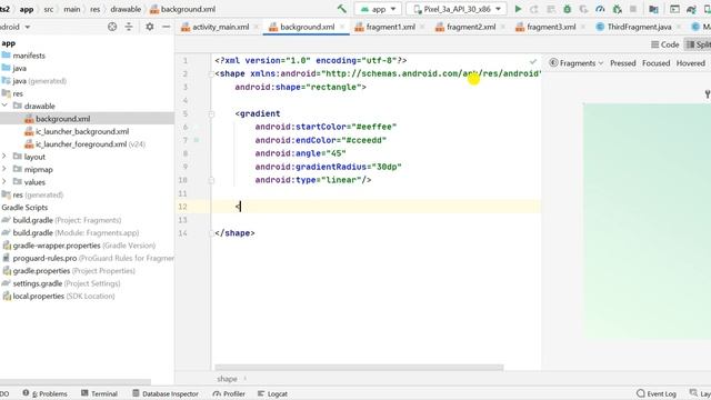 Creating a drawable resource file with round corners смотреть онлайн