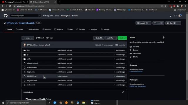 GitHub Pages Cómo Subir tu Página web Gratis Hosting 2022 смотреть онлайн