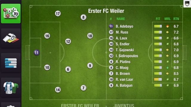 Top Eleven [10] Testliga [9] Erster FC Weiler Gegen Juventus смотреть онлайн