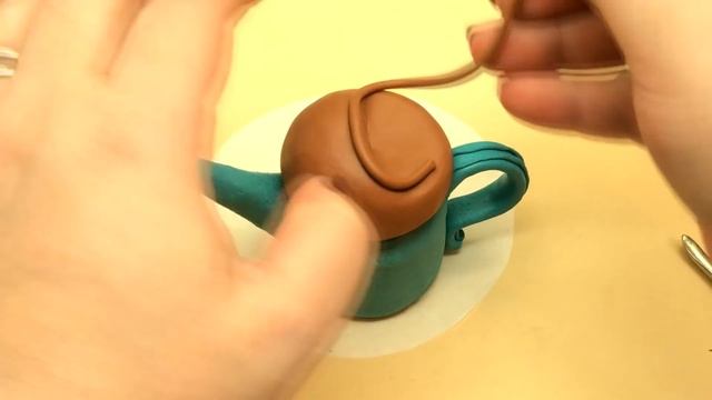 Rustic Watering can- Pot- Polymer clay(Fimo) Tutorial смотреть онлайн