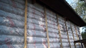 Утепление деревянного дома и обшивка металлосайдингом