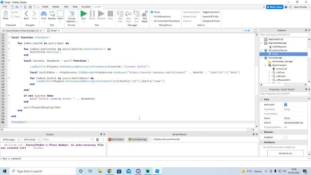 How to make an OUTFIT LOADER game in Roblox Studio смотреть онлайн