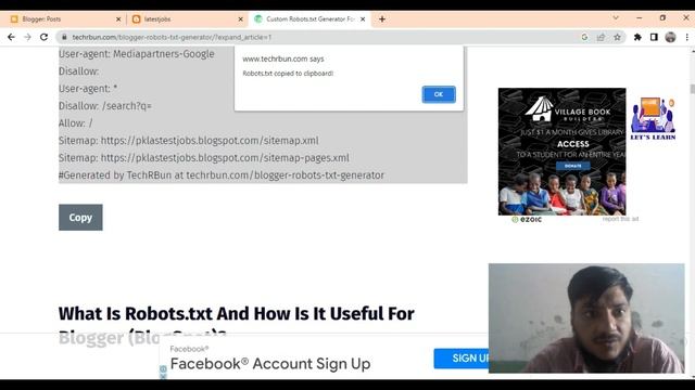 how to create robots.txt file and submit to blog |let's learn robots.txt file kase banaien смотреть онлайн