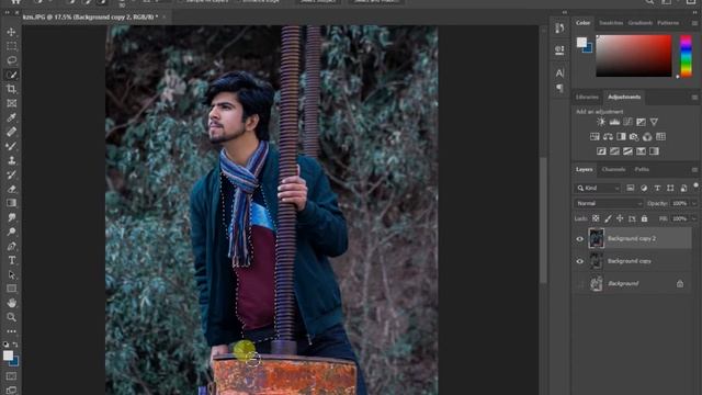 Cinematic color grading and basics ajustment in Adobe Photoshop CC 2020 Amezaning toturial. смотреть онлайн