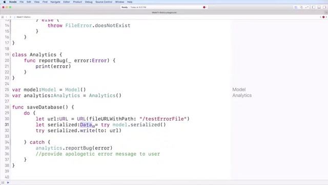 Error Types and Syntax in Swift смотреть онлайн