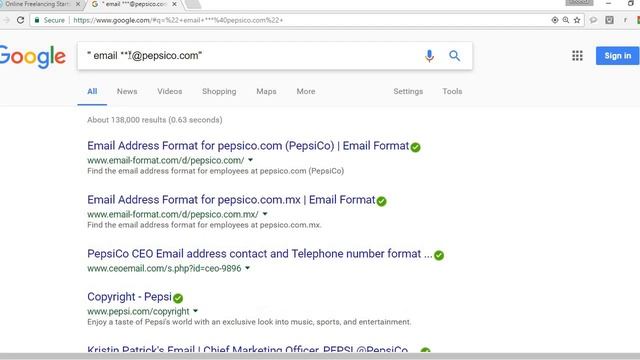How to find a company email address using Google Search Engine смотреть онлайн