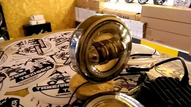 Ттех.рф Тяжелая Техника линзованные светодиодные фары 4.5