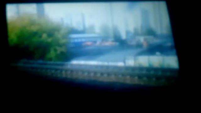 Вид из окна Эл/Поезда:"Михнино-Москва-Павелецкая". смотреть онлайн