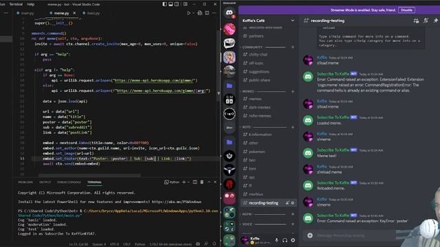 Nextcord Bot #3 - Memes, Embeds & API's // Kxffie смотреть онлайн