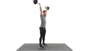 Жим штанги стоя | Армейский жим. Упражнение на плечи.