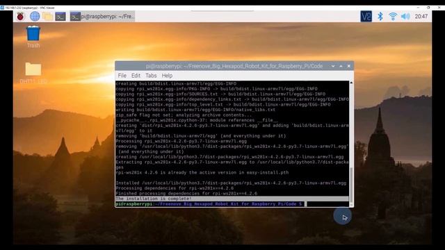 Chapter1 Installation of Libraries Big Hexapod Robot for Raspberry Pi смотреть онлайн