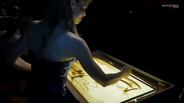 "Сказки про Египет на песке". Художник Екатерина Дзюба. смотреть онлайн