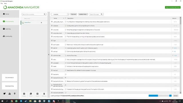 Установка TensorFlow