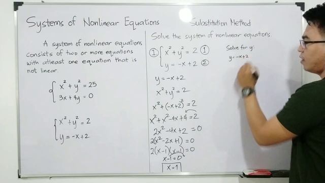 Pre Calculus - Solving System of Nonlinear Equations | Systems of Equations смотреть онлайн