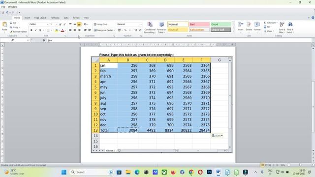 MS Word me excel sheet kaise insert karen | libre office me excel sheet kaise insert karen смотреть онлайн