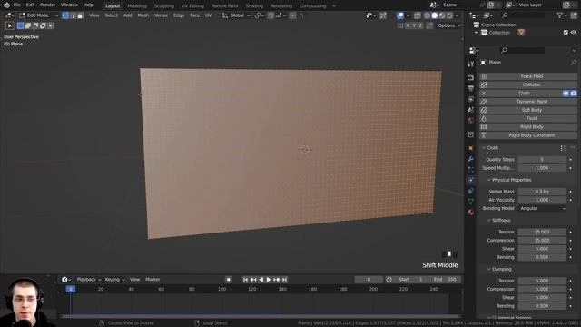 Cloth Physics for Beginners (Blender Tutorial) смотреть онлайн