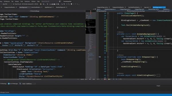 Xamarin.Forms AppShell 14 – Пользовательские анимации (Custom Animation)