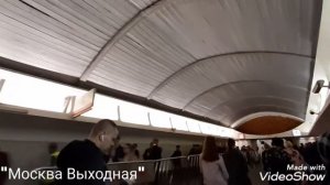 Москва 558 подземный переход со станции метро боровицкая на станцию арбатская осенью днем