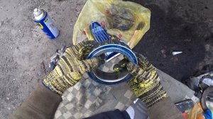 Ремонт задней ступицы Ман Ф2000. Ревизия ступицы сделана, пошаговый сбор ступицы. Покрасить не успе
