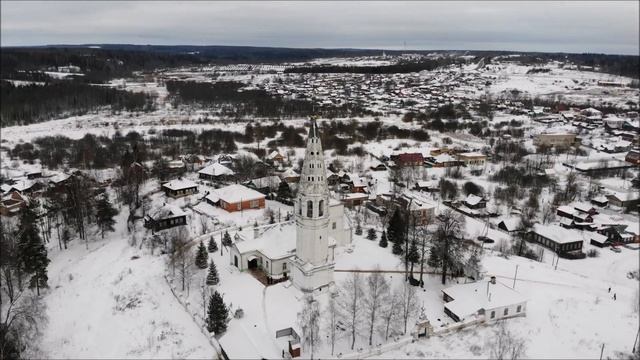 Собор Спаса Преображения, Судиславль. Видео с #коптера. Экспедиция Кострома 2020 #autokraeved.ru смотреть онлайн