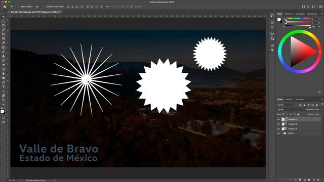 Como poner hacer ESTRELLA en PHOTOSHOP смотреть онлайн
