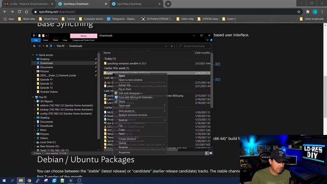 SyncThing in a Proxmox container to keep files up to date across multiple computers. смотреть онлайн