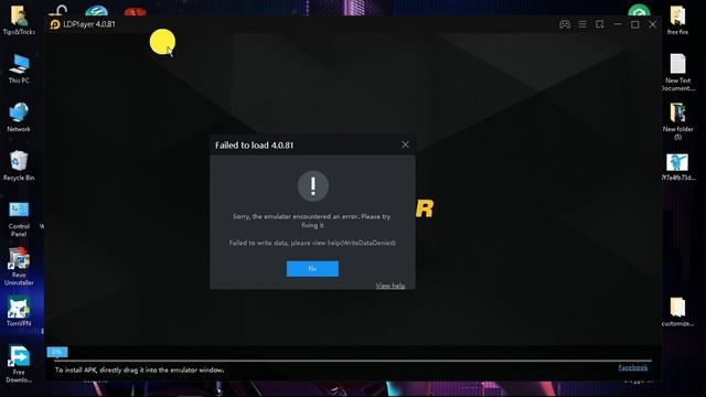 How to Resolve Ld Player Load to Failed Problem | Invalid virtual disk - Permanently. смотреть онлайн