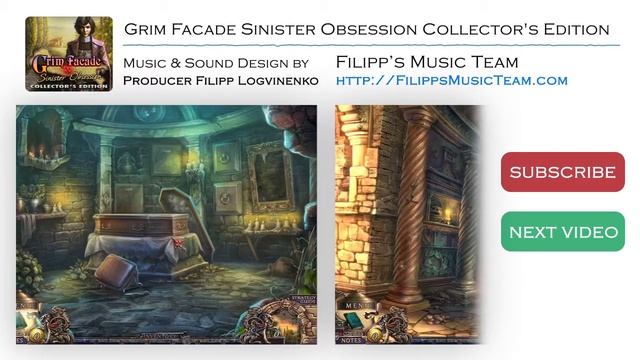 Grim Facade Sinister Obsession Collector's Edition | Theme Music, SoundTrack, OST смотреть онлайн