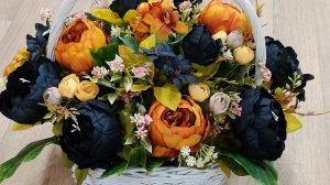 корзины ,венки ритуальные.