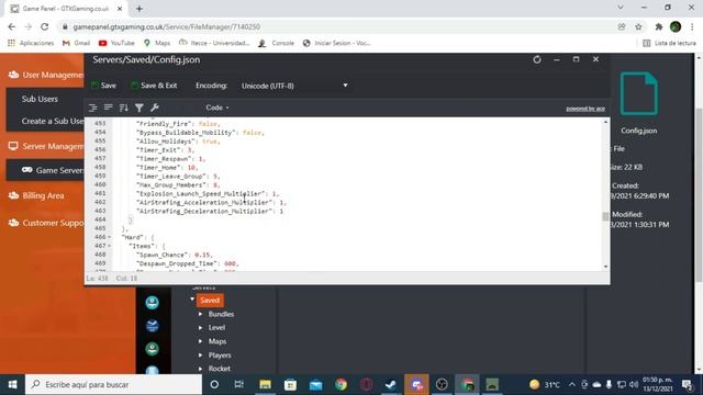 Configuración para QUITAR la inercia y aceleración de SERVERS de Unturned смотреть онлайн