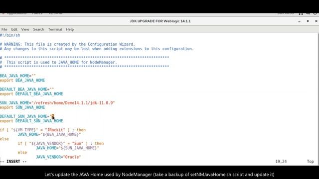 [WLS 14c] Steps to upgrade JDK (build) configured with WebLogic Server смотреть онлайн