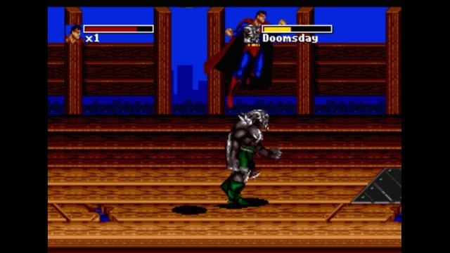 Sega Mega Drive 2 (Smd) 16-bit The Death and Return of Superman Level 2