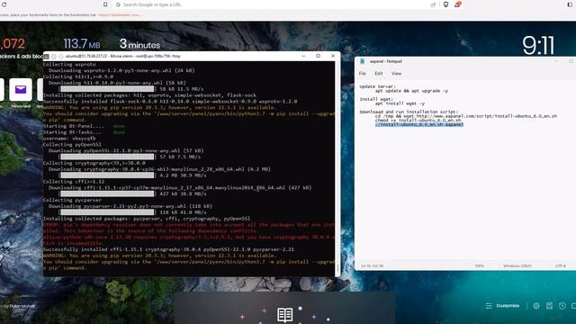 How to install AAPANEL in ubuntu server смотреть онлайн