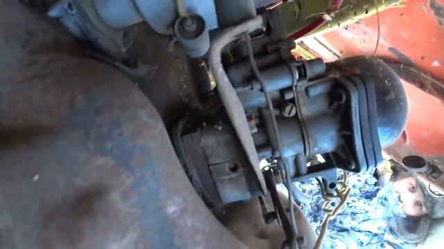 Холодный пуск в -30 ЗАЗ 968 Багги. смотреть онлайн