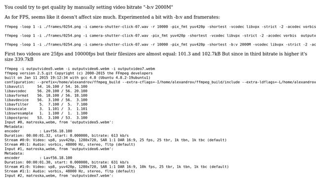 combining 1 image + 1 audio using FFmpeg (3 Solutions!!) смотреть онлайн