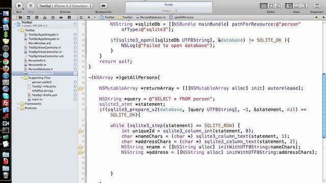 iPhone/iPad Tutorial & Lesson 29: SQLite in iPhone Part 2/2 смотреть онлайн