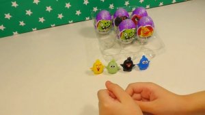 Сюрпризы Шоки Токи Серия Энгри Бердс 2020 Angry Birds 2020 Распаковка Киндер Сюрпризов