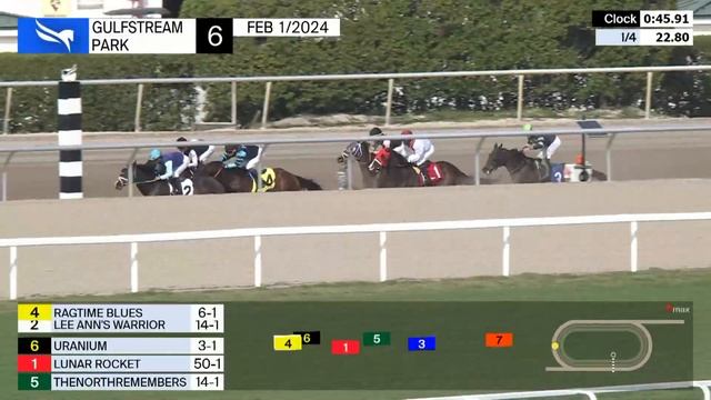 Gulfstream Park Carrear 6 - 1 de Febrero 2024 смотреть онлайн