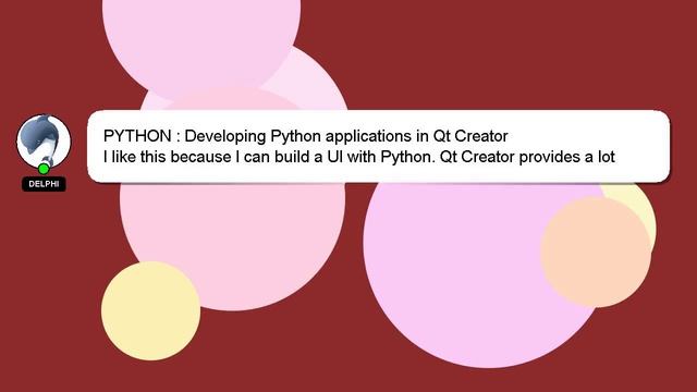 PYTHON : Developing Python applications in Qt Creator смотреть онлайн