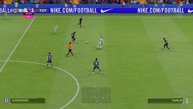 FIFA 24 - CHELSEA 1 v SPURS 3 BEST GOALS - gameplay #Fifa #FC24 смотреть онлайн