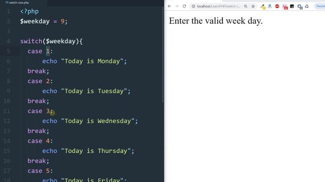 PHP Switch Statement Tutorial in Hindi / Urdu смотреть онлайн
