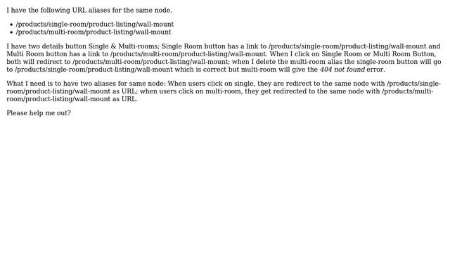 Drupal: Multiple URL aliases for same node смотреть онлайн