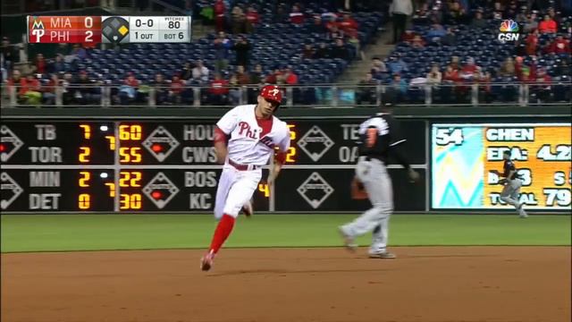 5/17/16: Phillies arms shut down Marlins in 3-1 win смотреть онлайн