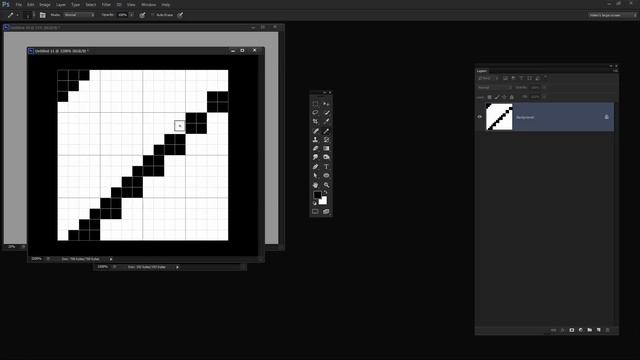 Create Diagonal Line & Houndstooth Patterns in Adobe Photoshop - Crows Foot Pattern смотреть онлайн