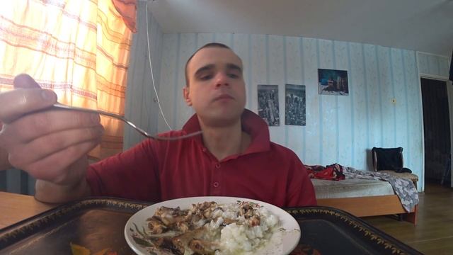 МУКБАНГ РИС и ШПРОТЫ в МАСЛЕ/ ОБЖОР Еда на камеру/ УЖИН