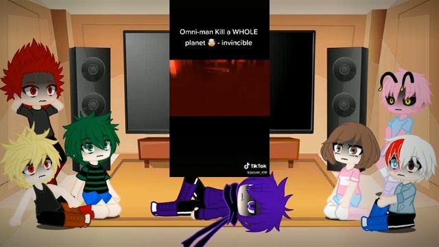 MHA react to Omni man vs Planet смотреть онлайн