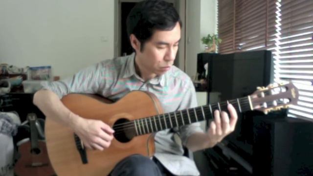 AKG C4000B Mic testing with a Taylor on Pachelbel's Canon. смотреть онлайн
