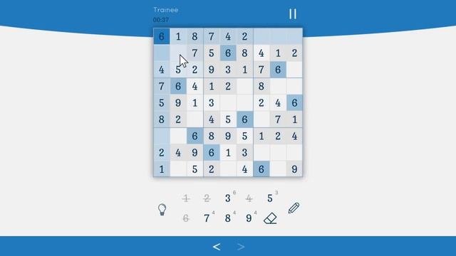 Sudoku Zenkai - Trainee - Solo in 1min 11s 661ms смотреть онлайн